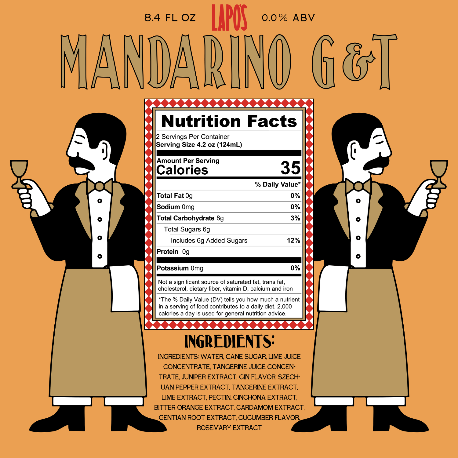 Lapo's Non-Alcoholic Mandarino G&T – Lapo's